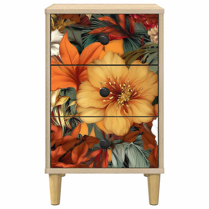 Bedside Cabinet GENNEP 2 pcs Sonoma Oak 36 x 33 x 60 cm