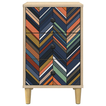 Bedside Cabinet OMMEN Sonoma Oak 36 x 33 x 60 cm
