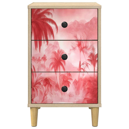 Bedside Cabinet AACHEN Sonoma Oak 36 x 33 x 60 cm