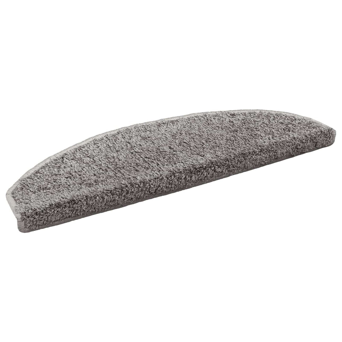 Self-adhesive Stair Mats 15 pcs Grey 80 x 24.5 x 3.5 cm