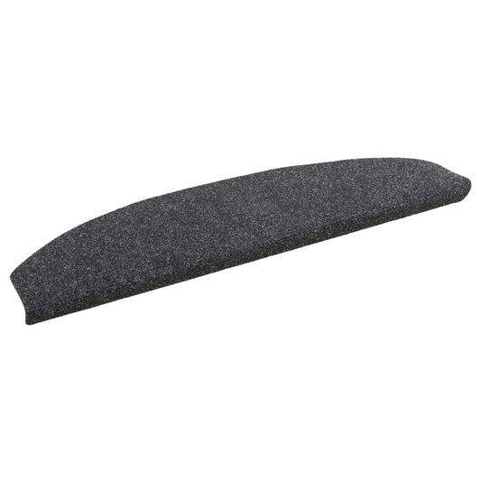 Self-adhesive Stair Mats 15 pcs 80 x 24.5 x 3.5 cm Dark Grey