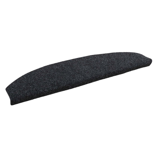 Self-adhesive Stair Mats 15 pcs 80 x 24.5 x 3.5 cm Black