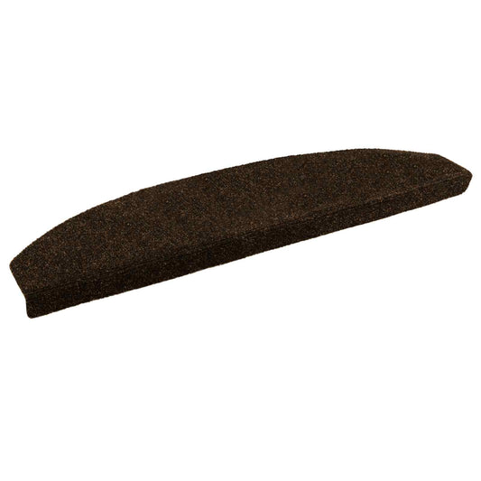 Self-adhesive Stair Mats 15 pcs 80 x 24.5 x 3.5 cm Brown