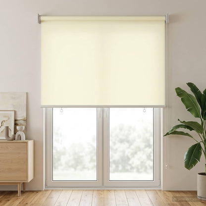 Outdoor Roller Blind UV Protection Cream 85 x 230 cm (W x H)
