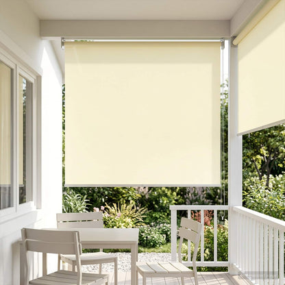 Outdoor Roller Blind UV Protection Cream 140 x 230 cm (W x H)