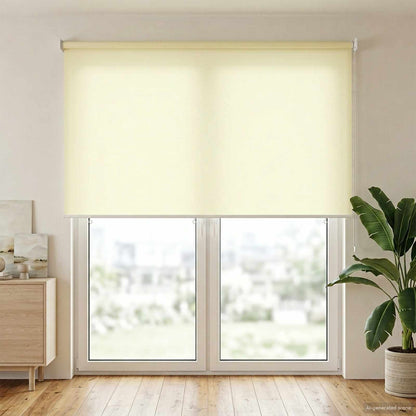 Outdoor Roller Blind UV Protection Cream 165 x 230 cm (W x H)