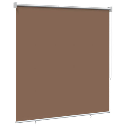Outdoor Roller Blind UV Protection Taupe 125 x 140 cm (W x H)