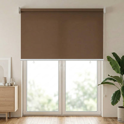 Outdoor Roller Blind UV Protection Taupe 65 x 230 cm (W x H)