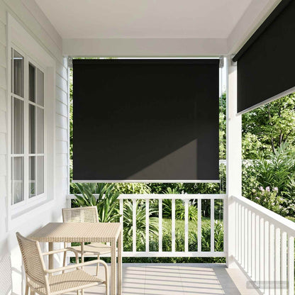 Outdoor Roller Blind UV Protection Anthracite Polyester