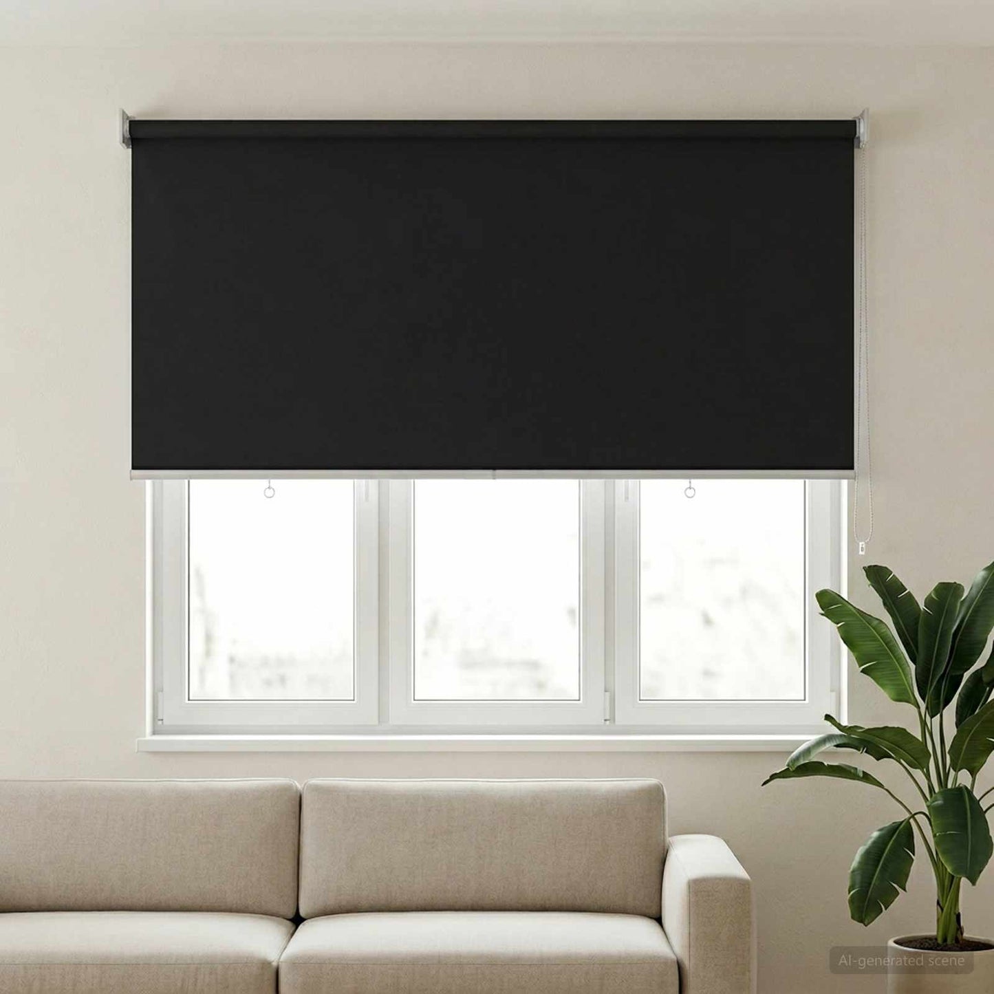 Outdoor Roller Blind UV Protection Anthracite Polyester