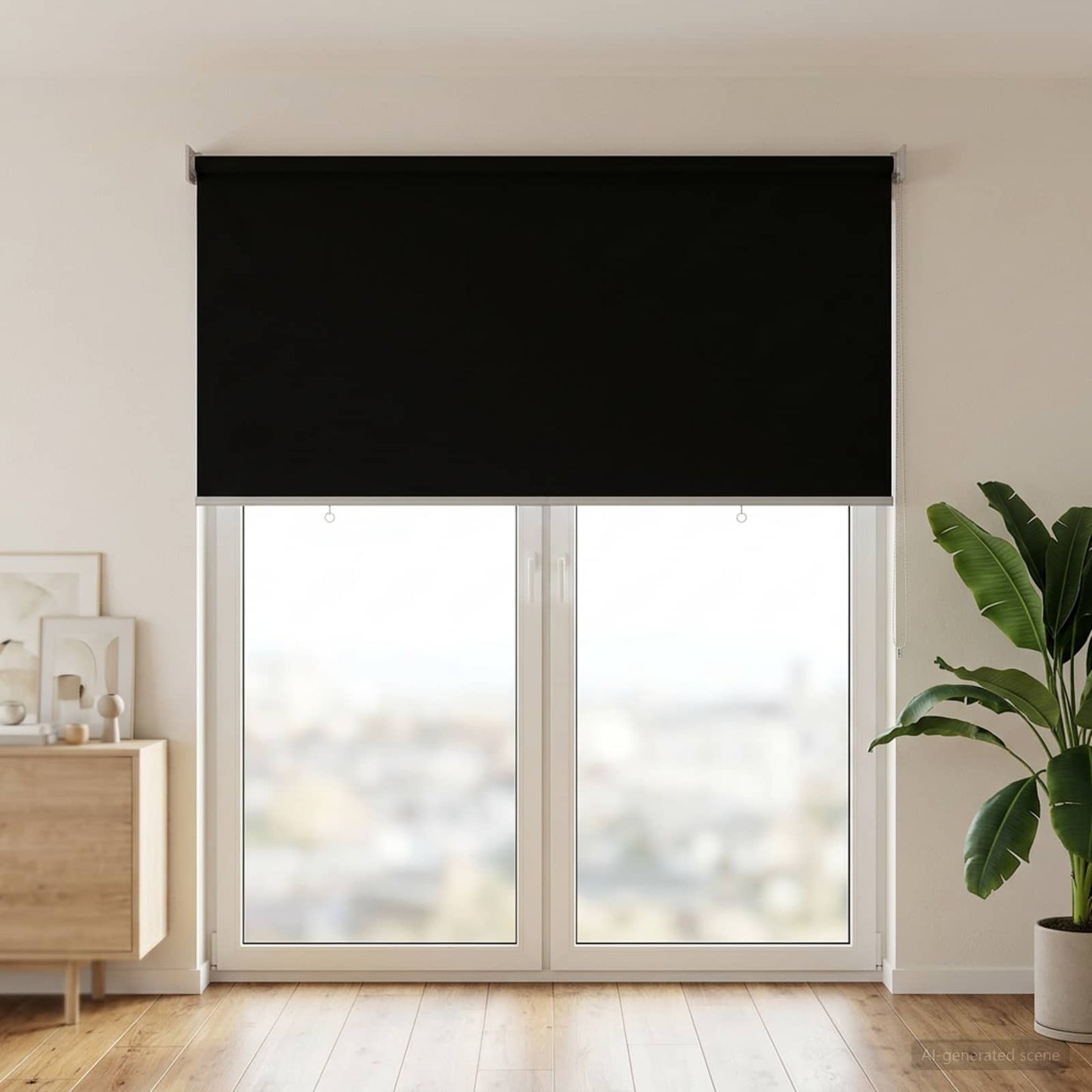 Outdoor Roller Blind UV Protection Anthracite Polyester