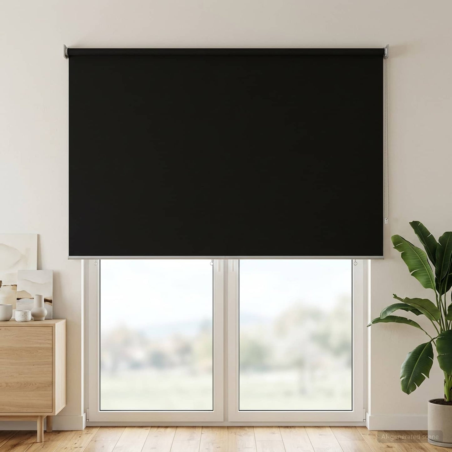 Outdoor Roller Blind UV Protection Anthracite Polyester