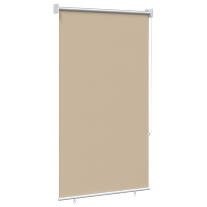 Outdoor Roller Blind UV Protection Beige 65 x 140 cm (W x H)