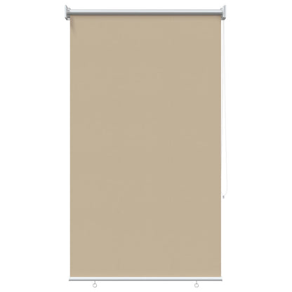 Outdoor Roller Blind UV Protection Beige 65 x 140 cm (W x H)