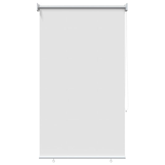 Outdoor Roller Blind UV Protection White 80 x 140 cm (W x H)