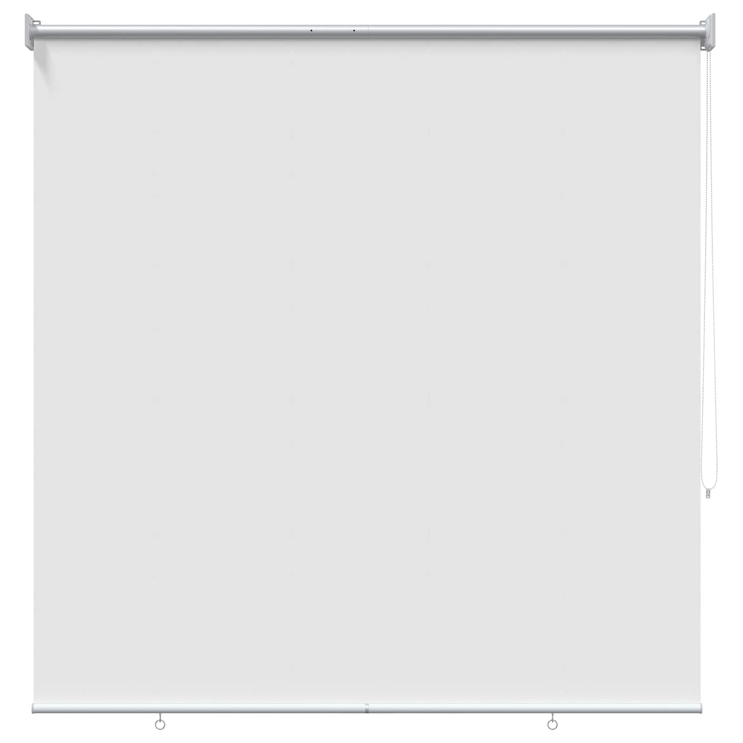 Outdoor Roller Blind UV Protection White 125 x 140 cm (W x H)