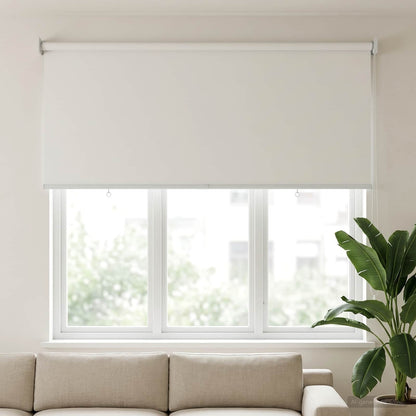 Outdoor Roller Blind UV Protection White 145 x 140 cm (W x H)