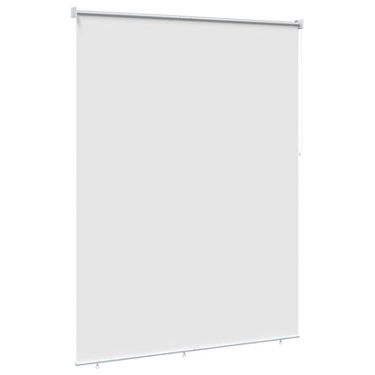 Outdoor Roller Blind UV Protection White 165 x 140 cm (W x H)