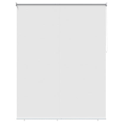 Outdoor Roller Blind UV Protection White 205 x 140 cm (W x H)