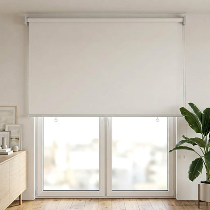 Outdoor Roller Blind UV Protection White 85 x 230 cm (W x H)