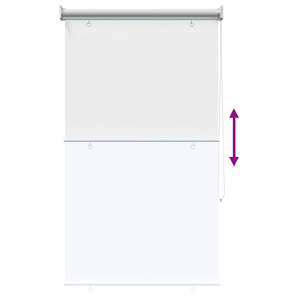 Outdoor Roller Blind UV Protection White 85 x 230 cm (W x H)