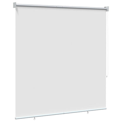 Outdoor Roller Blind UV Protection White 105 x 230 cm (W x H)