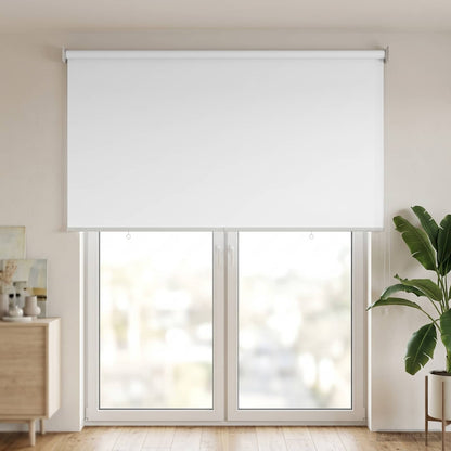 Outdoor Roller Blind UV Protection White 145 x 230 cm (W x H)