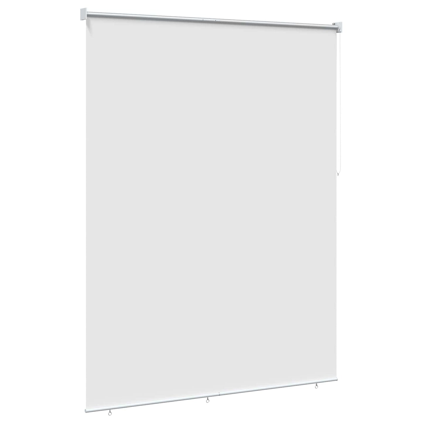 Outdoor Roller Blind UV Protection White 165 x 230 cm (W x H)