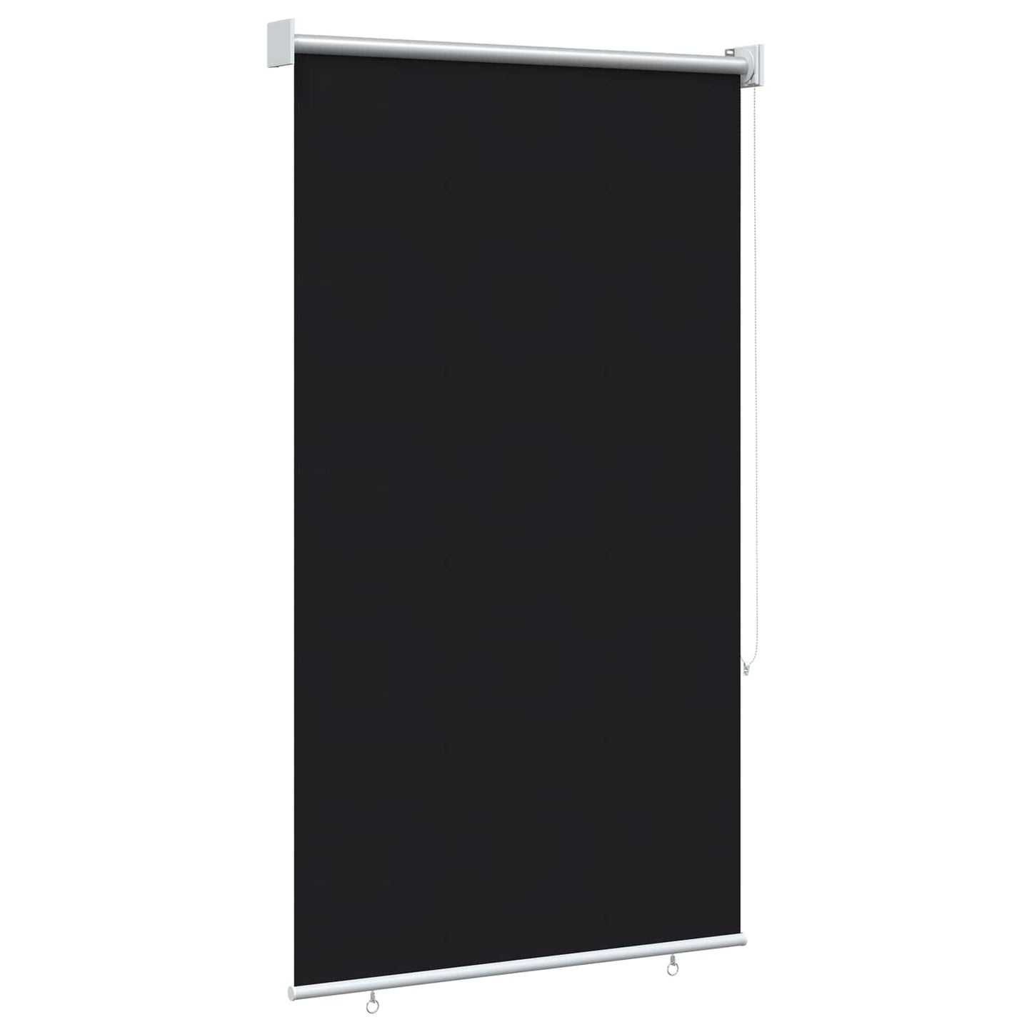 Outdoor Roller Blind UV Protection Black 85 x 140 cm (W x H)
