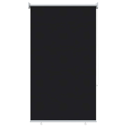 Outdoor Roller Blind UV Protection Black 80 x 230 cm (W x H)