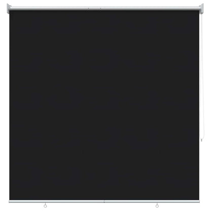 Outdoor Roller Blind UV Protection Black 125 x 230 cm (W x H)