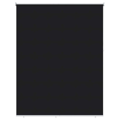 Outdoor Roller Blind UV Protection Black 165 x 230 cm (W x H)