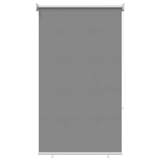 Outdoor Roller Blind UV Protection Light Grey Polyester
