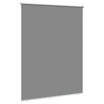 Outdoor Roller Blind UV Protection Light Grey Polyester
