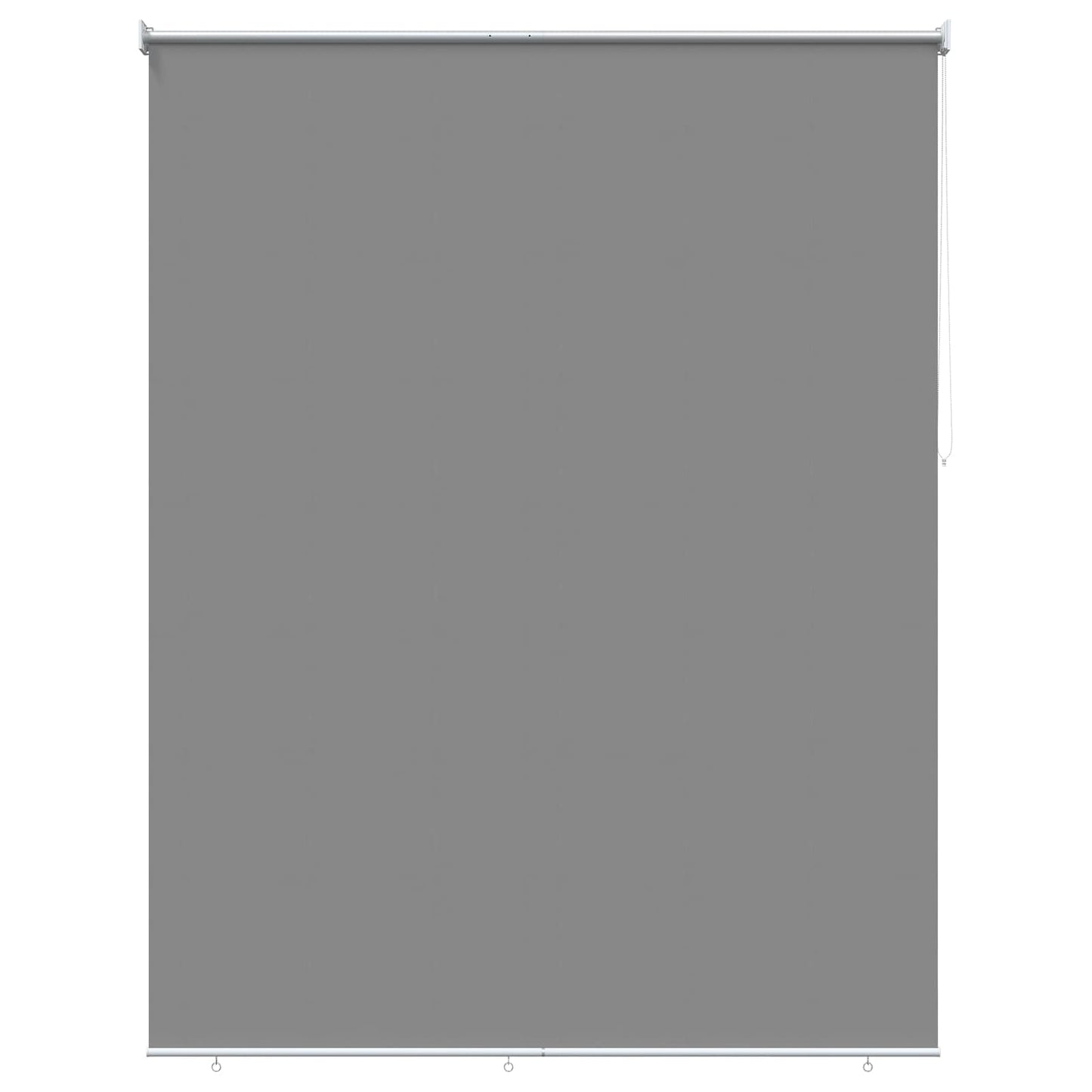 Outdoor Roller Blind UV Protection Light Grey Polyester