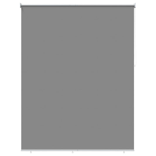 Outdoor Roller Blind UV Protection Light Grey Polyester