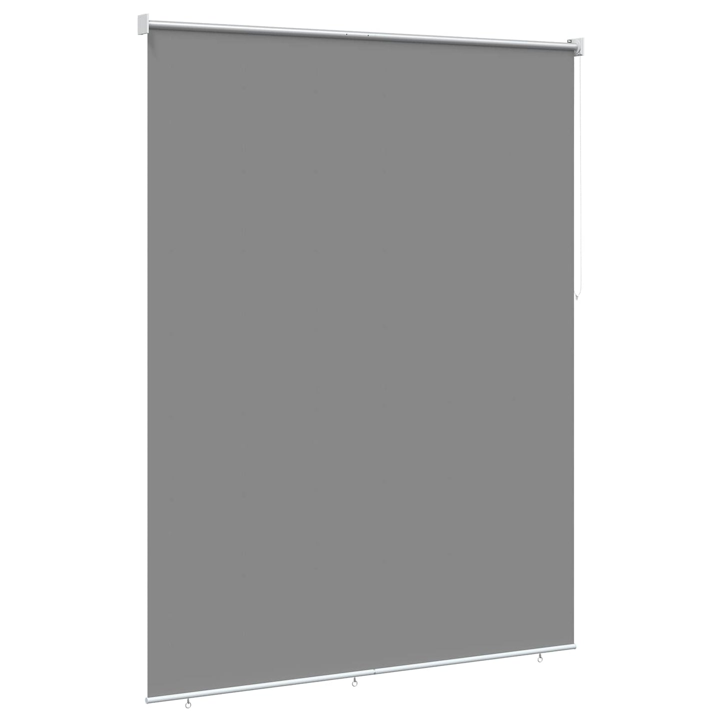 Outdoor Roller Blind UV Protection Light Grey Polyester