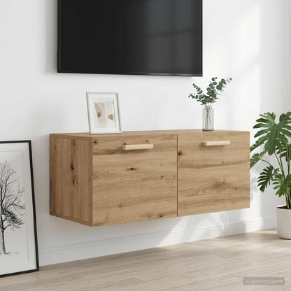 Wall Cabinet Wall-Mounted Artisan oak 80 x 36.5 x 35 cm