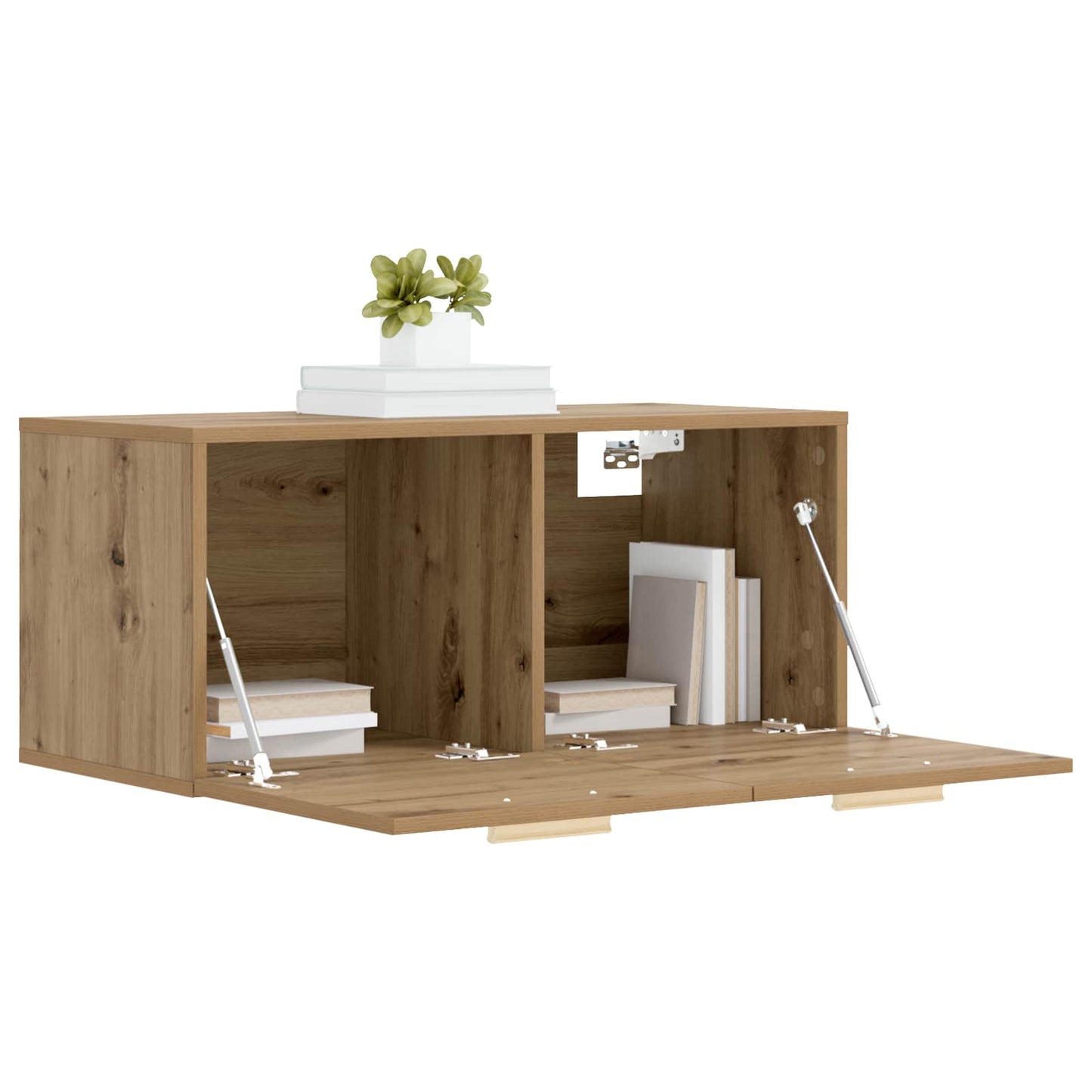 Wall Cabinet Wall-Mounted Artisan oak 80 x 36.5 x 35 cm
