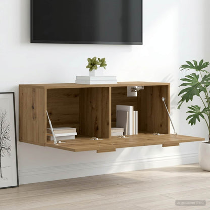 Wall Cabinet 100 x 36.5 x 35 cm Engineered Wood Artisan oak