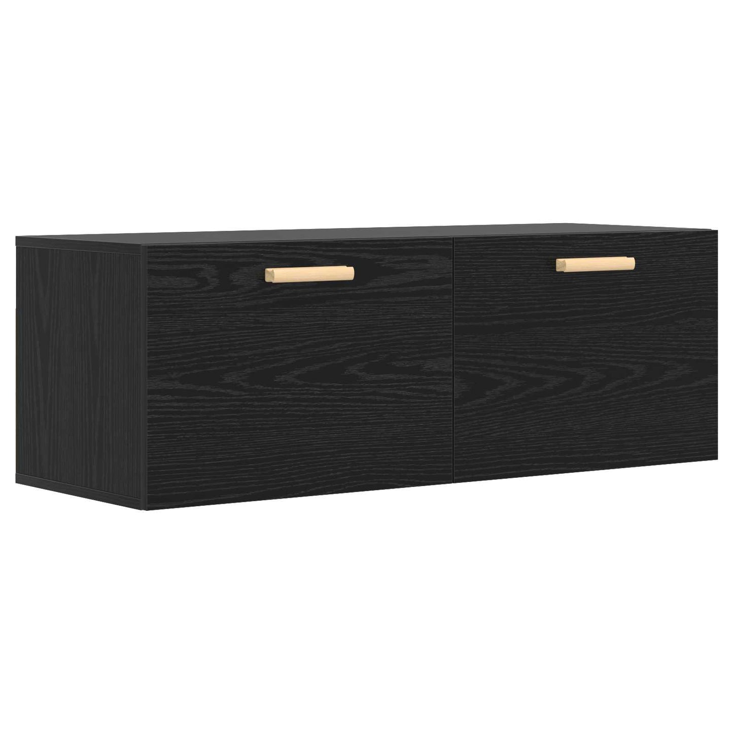 Wall Cabinet Black oak 100 x 36.5 x 35 cm Engineered Wood