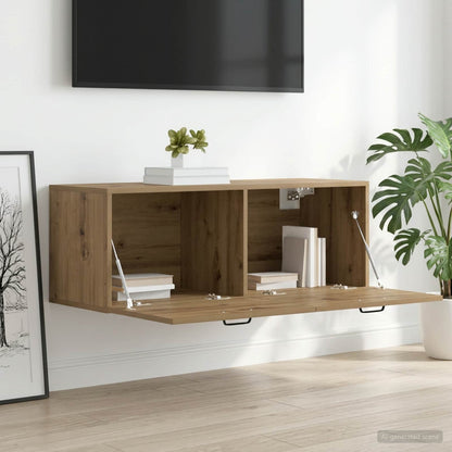 Wall Cabinet 100 x 36.5 x 35 cm Engineered Wood Artisan oak