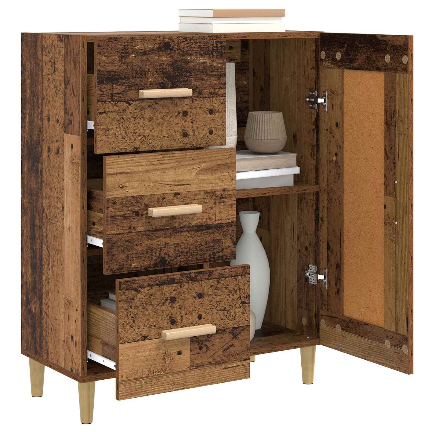 Sideboard Old Wood 69.5 x 34 x 90 cm Engineered Wood