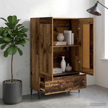 Highboard Old Wood 70 x 31 x 115 cm Engineered Wood