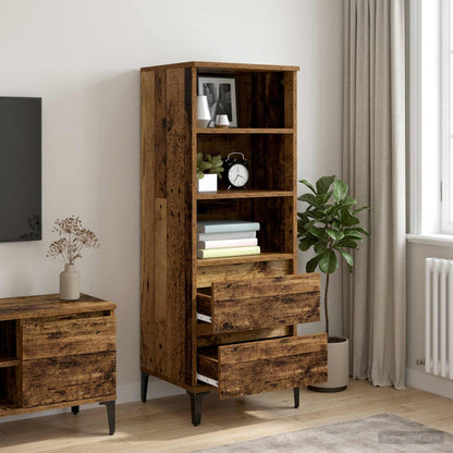 Highboard Old Wood 40 x 36 x 110 cm Engineered Wood