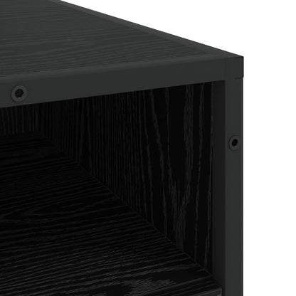 Drawer Cabinet 3-Drawer Black oak 70 x 41 x 70 cm