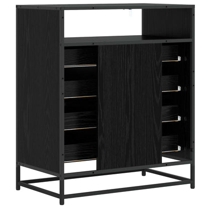 Drawer Cabinet 4-Drawer Black oak 70 x 41 x 83.5 cm