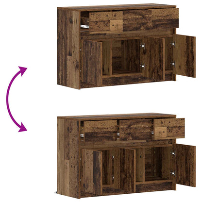 TV Cabinet 91 x 34 x 61 cm Old Wood Engineered Wood
