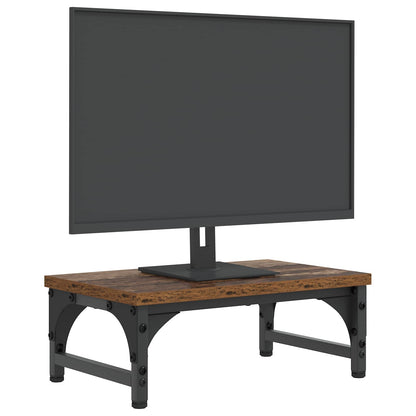 Monitor Stand Old Wood 37 x 23 x 14 cm Engineered Wood