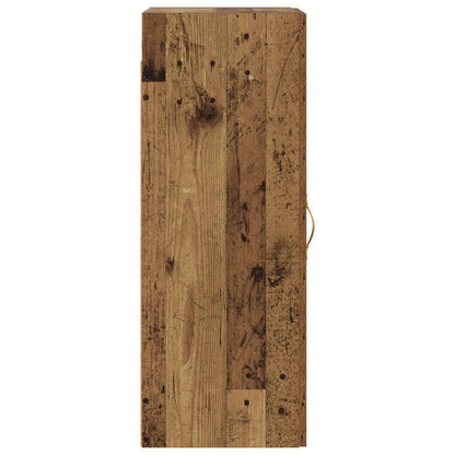 Wall Cabinet Old Wood 34.5 x 34 x 90 cm Engineered Wood